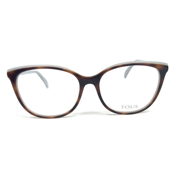 New TOUS Frames Tortoise Over Gray Eyeglasses Acetate VTOA36 0AM5 53 16 135 - Picture 11 of 14